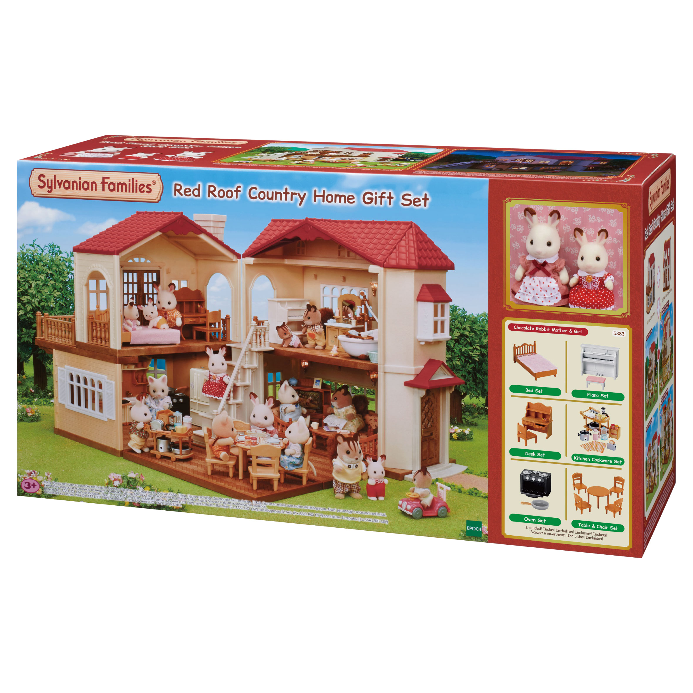 Набор Sylvanian Families Большой дом с Шоколадными кроликами 5383 купить по  цене 9999 ₽ в интернет-магазине Детский мир