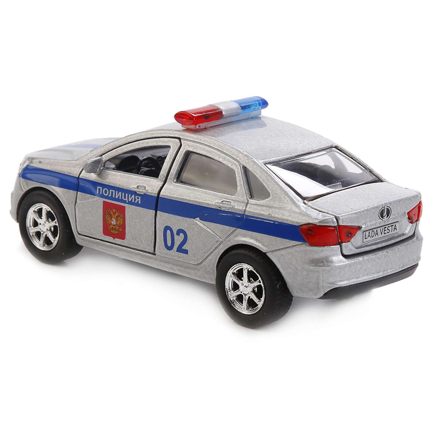 Машина Технопарк LADA Веста Полиция 12 см 223655 - фото 2