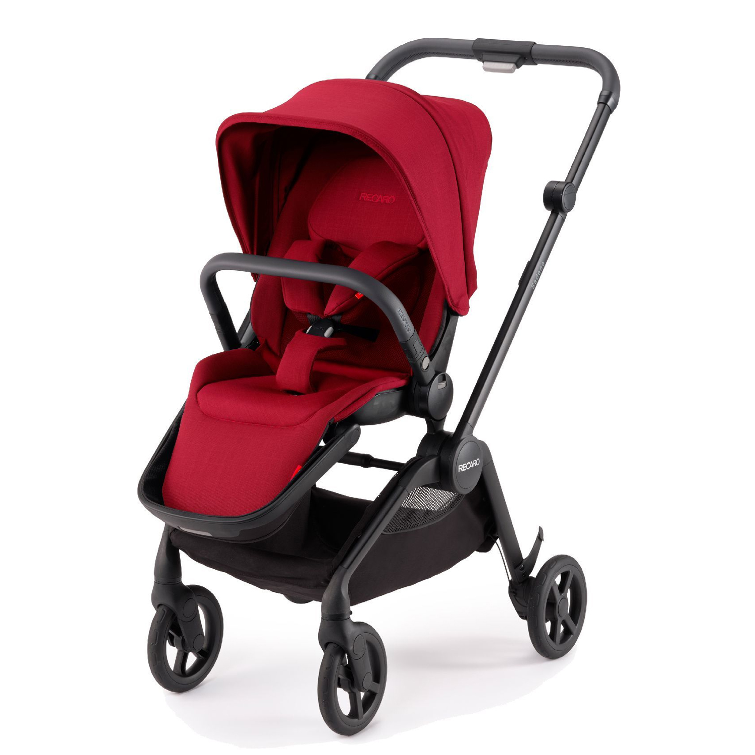 Коляска прогулочная Recaro Sadena шасси Black Select Garnet Red - фото 1