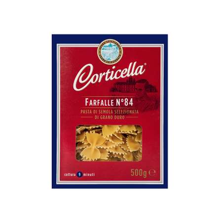 Макаронные изделия Corticella Farfalle №84 Бантики 500 грамм
