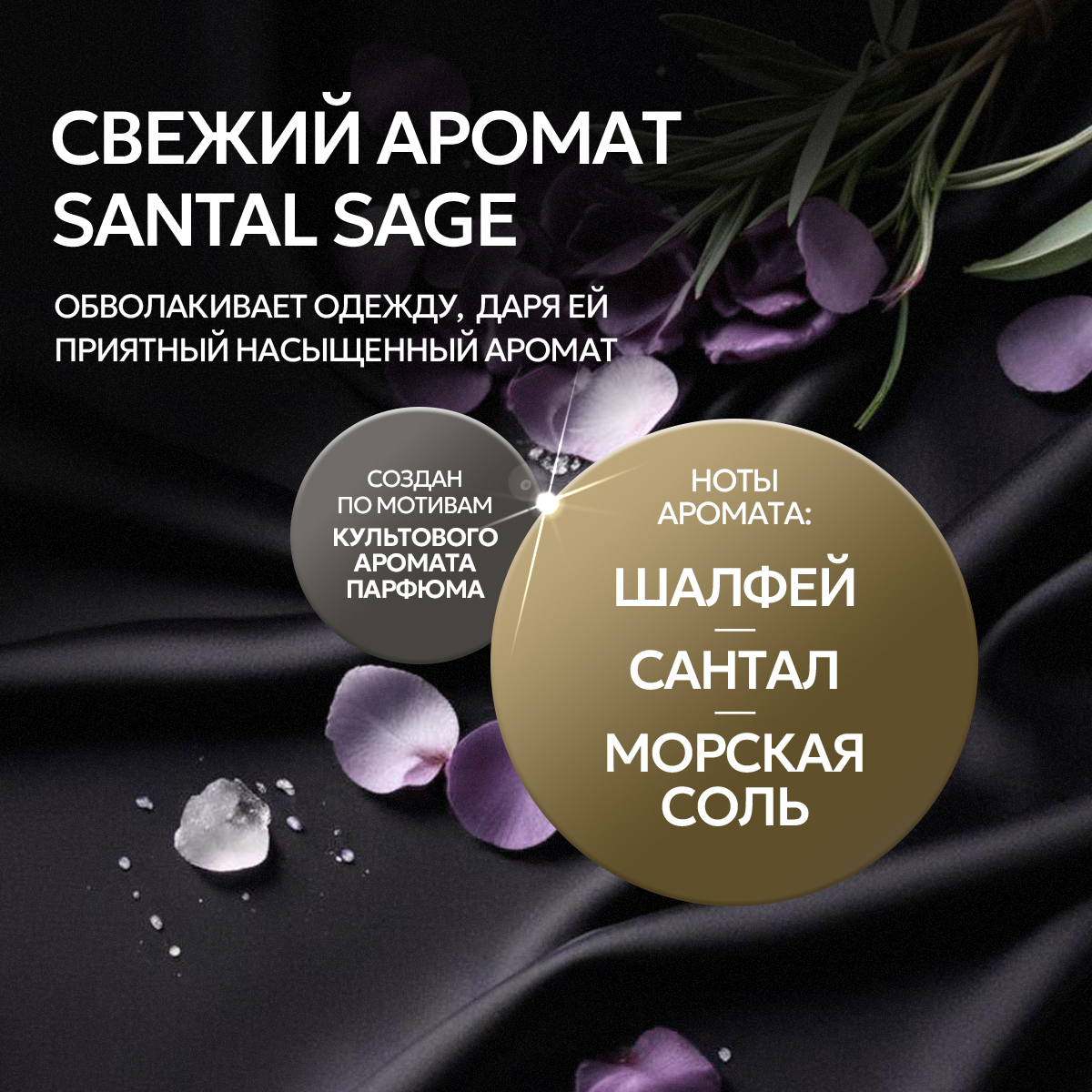 Гель для стирки SEPTIVIT Premium Santal Sage 5л - фото 2