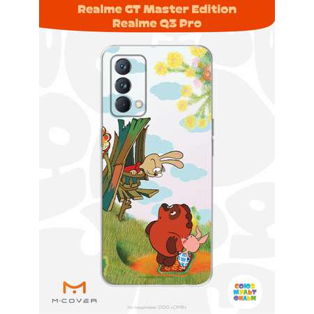 Силиконовый чехол Mcover для смартфона Realme GT Master Edition Q3 Pro Союзмультфильм В гостях у Кролика