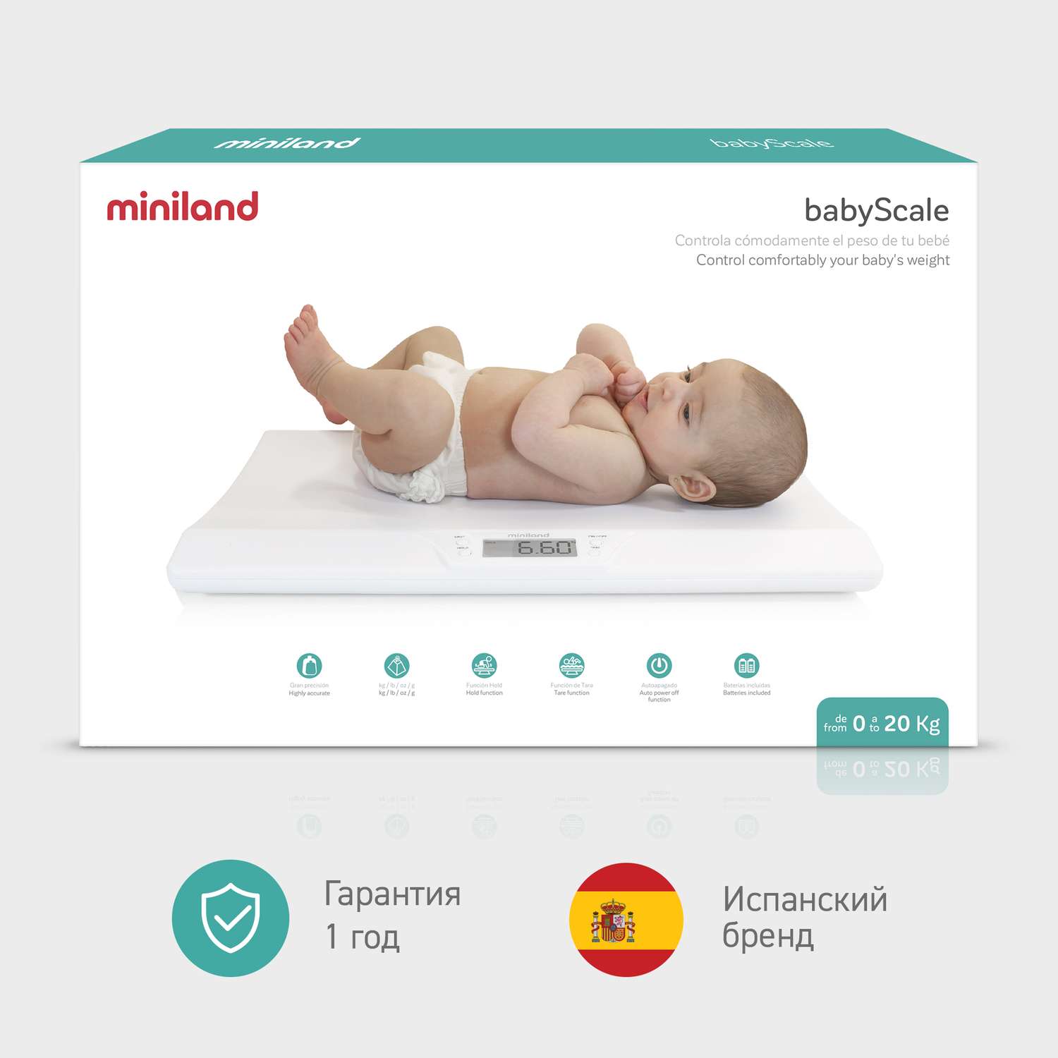 Весы Miniland детские BabyScale - фото 10