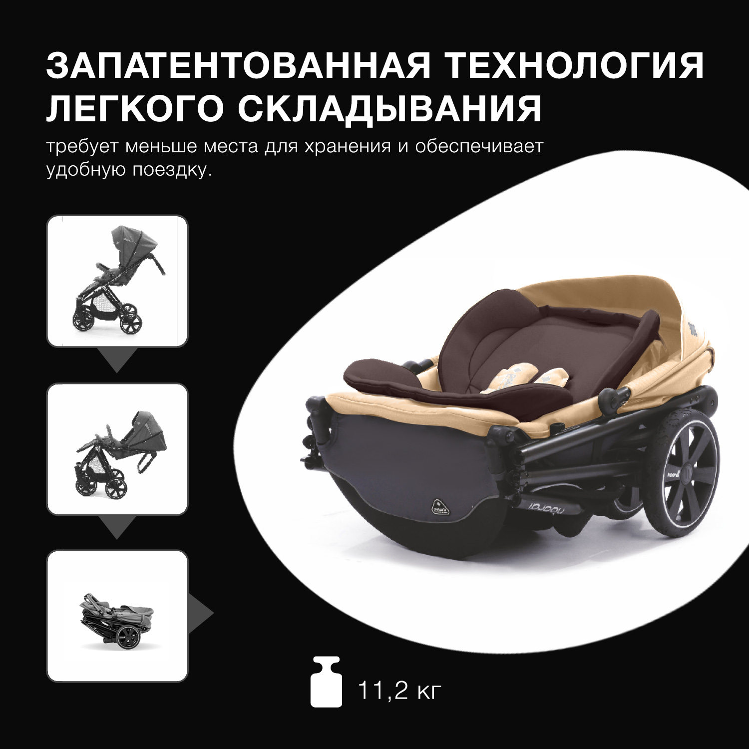 Коляска 2в1 Noordi Polaris Sport 654 - фото 6