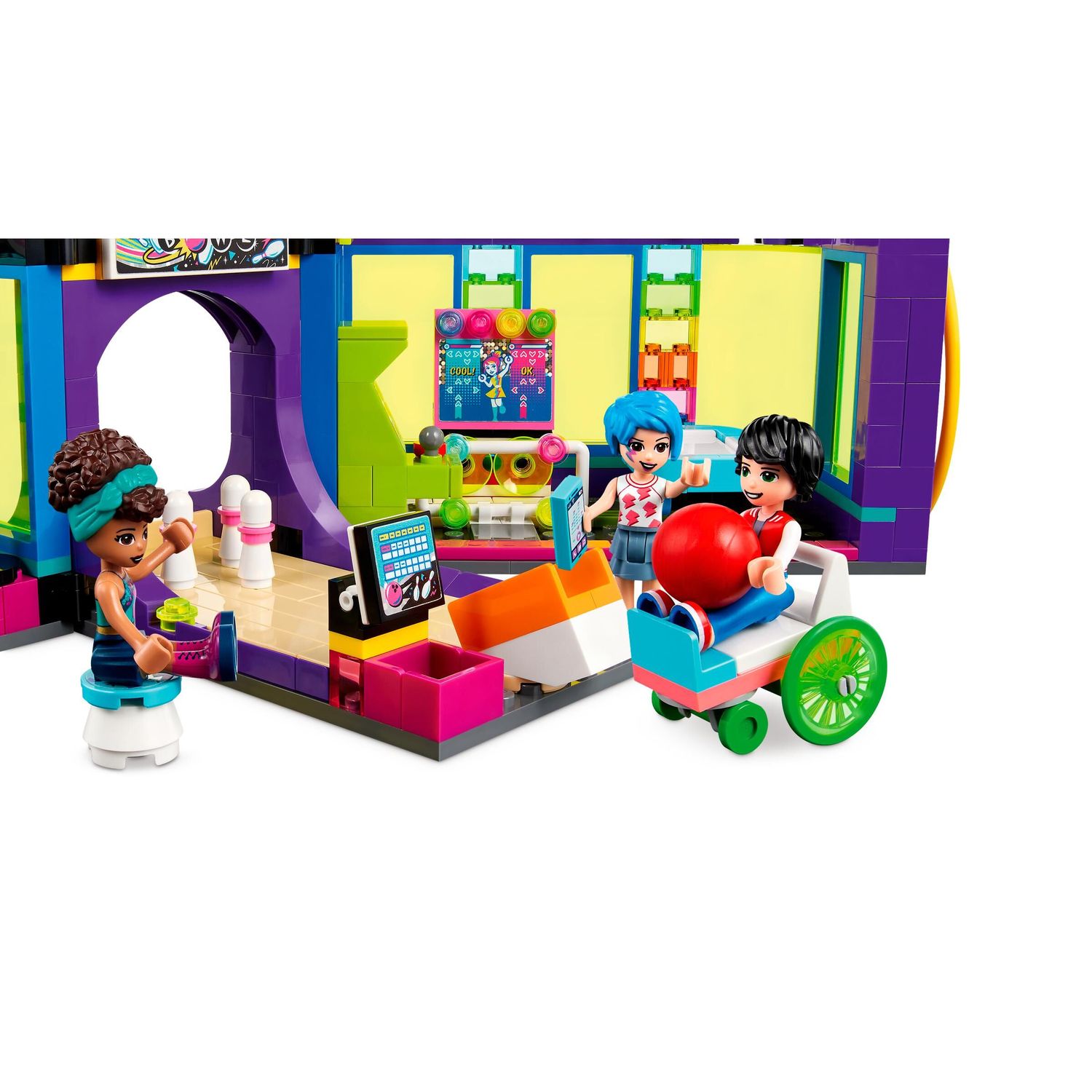 Конструктор LEGO Friends Roller Disco Arcade 41708 - фото 4