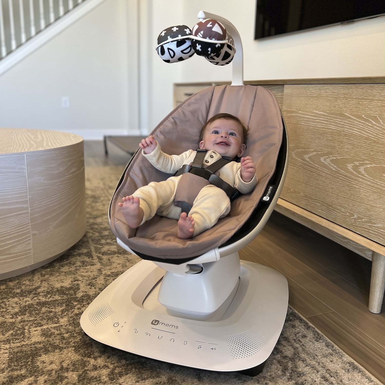 Кресло-качалка 4Moms mamaRoo New Rosewood - фото 7