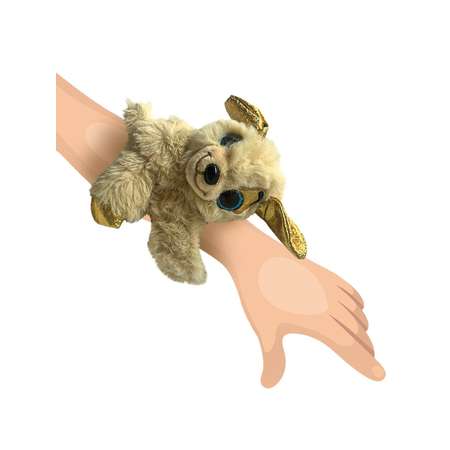Мягкая игрушка браслет Sbabam на руку Собачка Сбабам