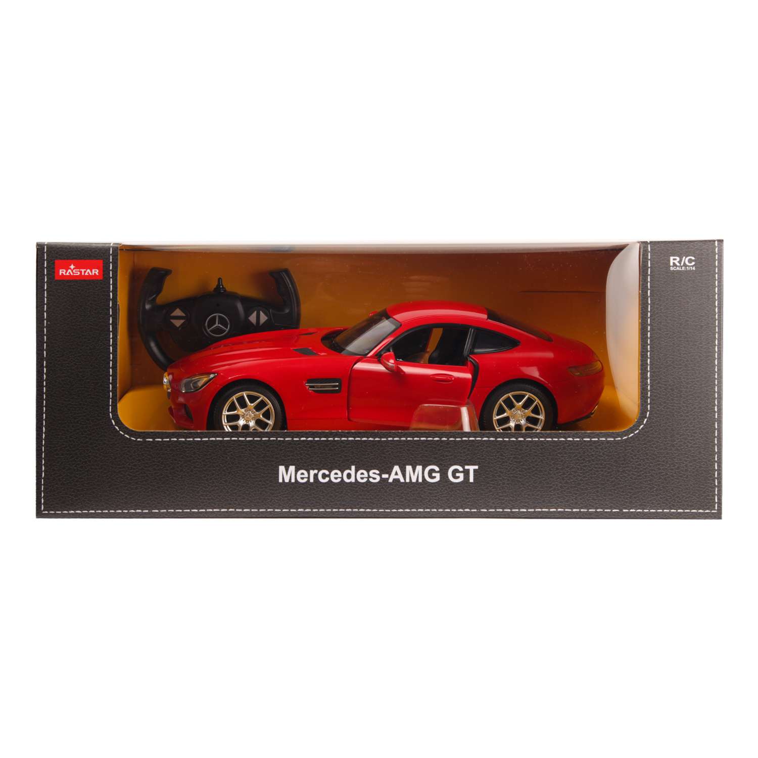 Машина Rastar РУ 1:14 Mercedes AMG GT Красная 74010 - фото 2