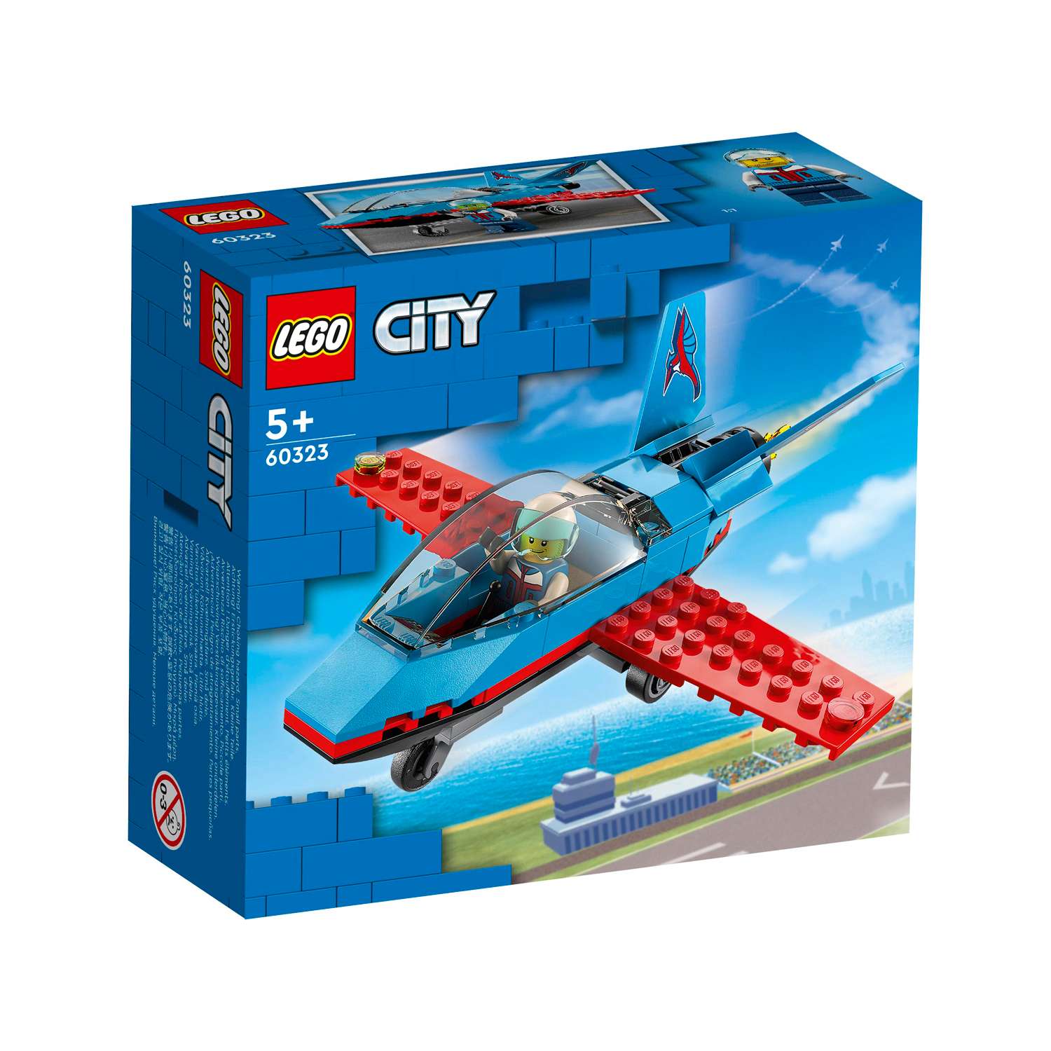 Конструктор детский LEGO City Трюковый самолёт 60323 - фото 15