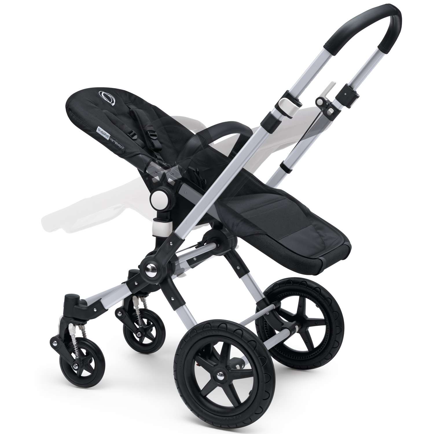 Коляска 2 в 1 Bugaboo Cameleon 3 base (без текстиля) Alu.black 239110ZW04 - фото 2