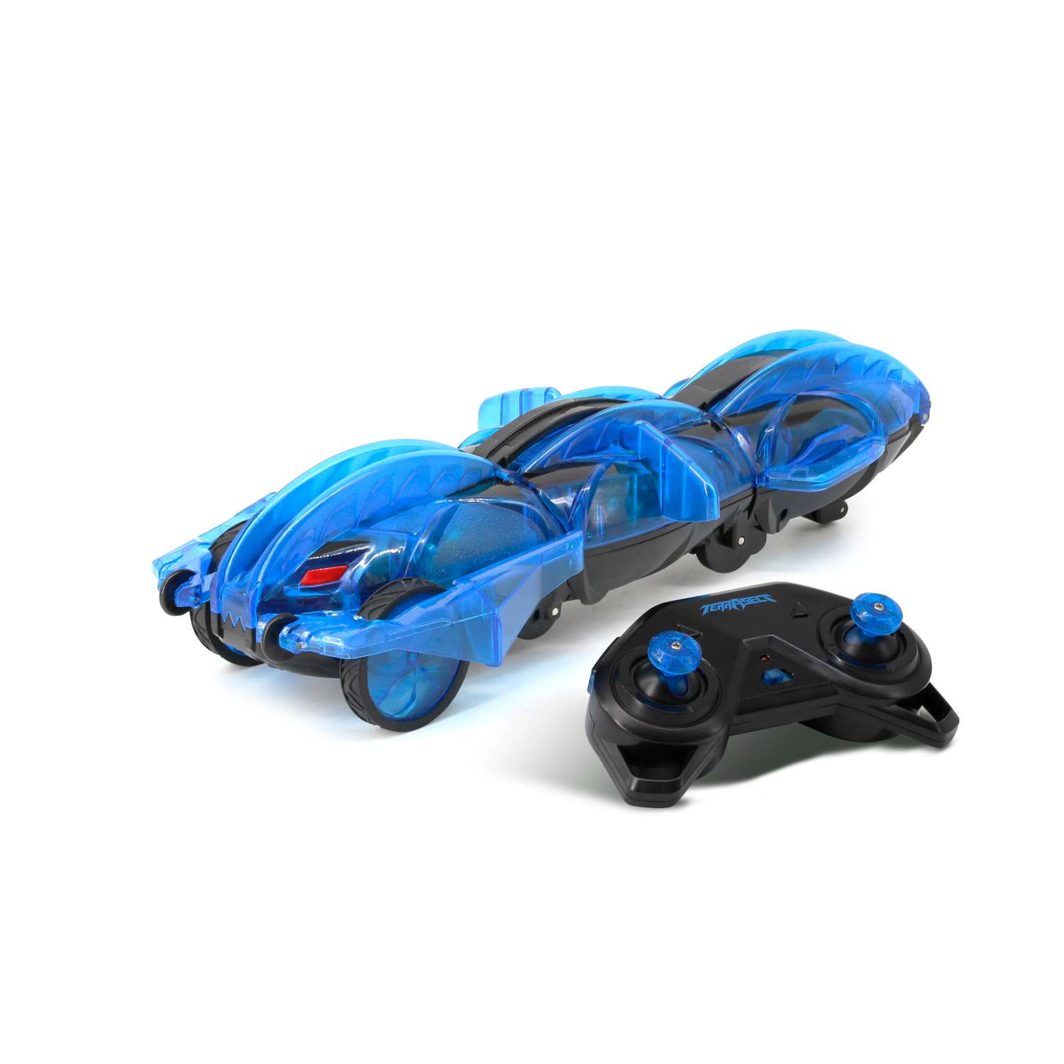 Игрушка радиоуправляемая Terra Sect машинка трансформер в виде ящерицы синяя - фото 4