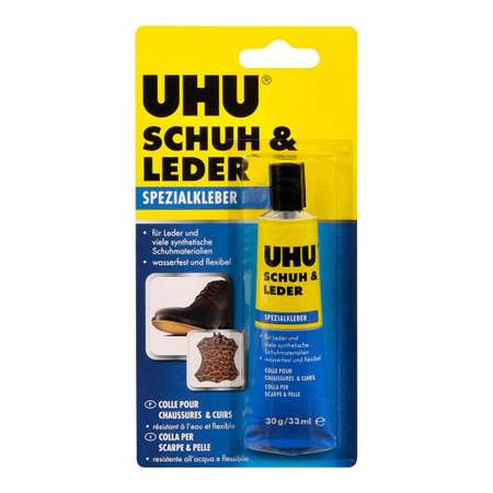 Клей UHU для ремонта изделий из кожи и обуви 30гр. Schuh and Leder 46680