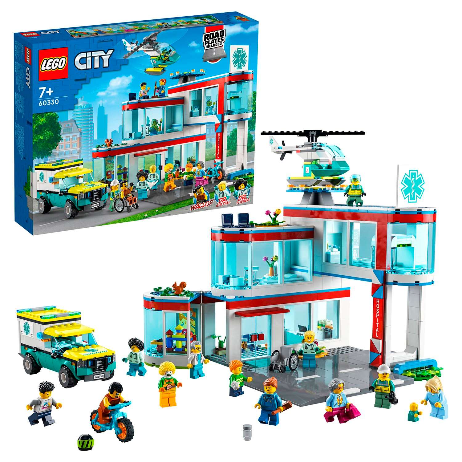 Конструктор детский LEGO City Больница 60330 - фото 1