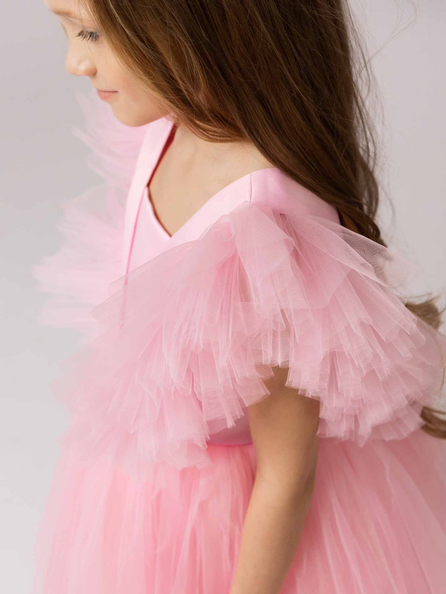 Платье LELUkids 123.41.86к/розовый - фото 3