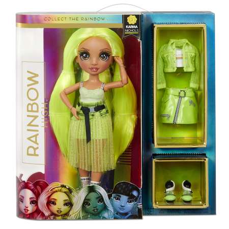 Кукла Rainbow High Fashion Карма Никольс 572343EUC