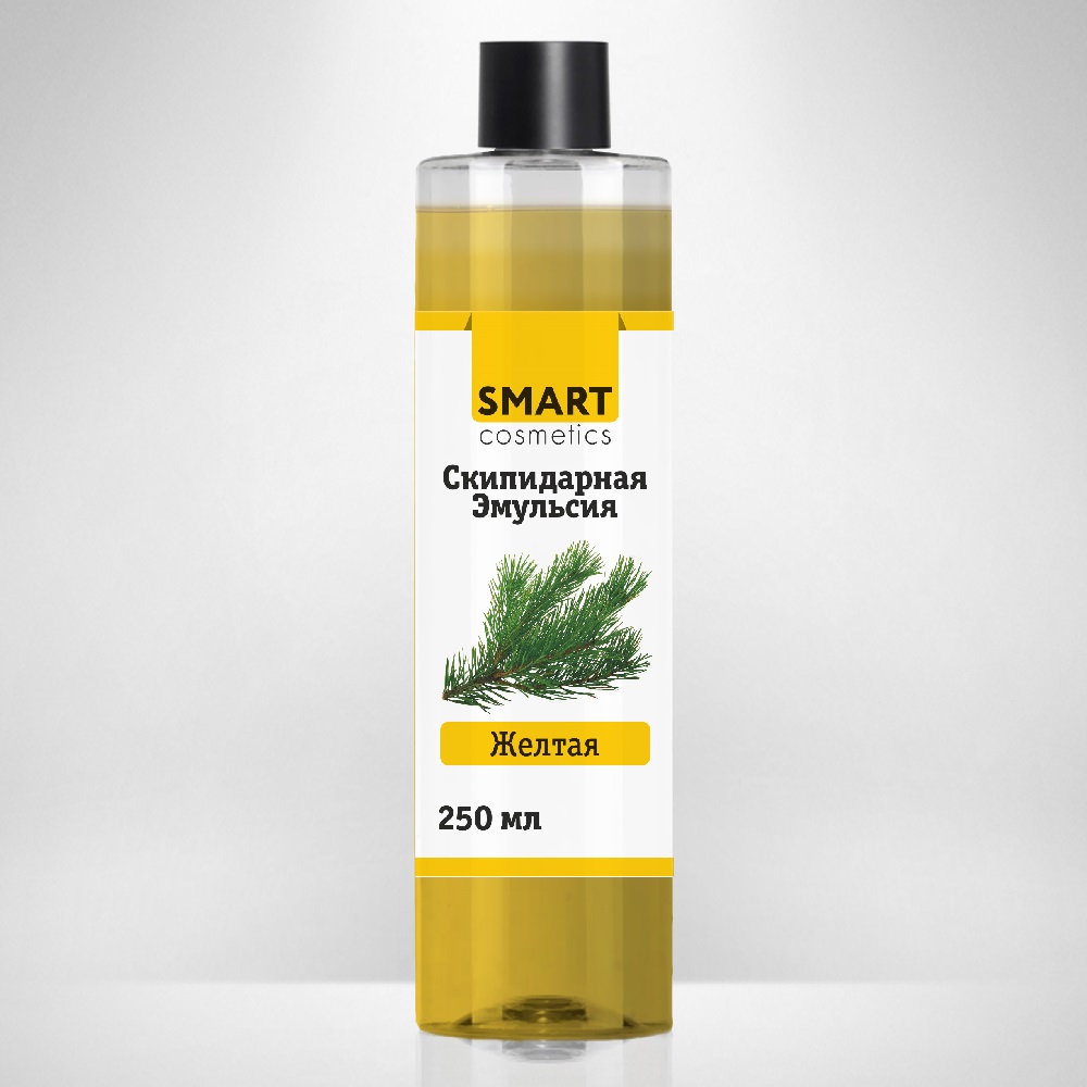 Скипидарная эмульсия желтая Smart Cosmetics Скипидарные ванны А.С.  Залманова 250 мл