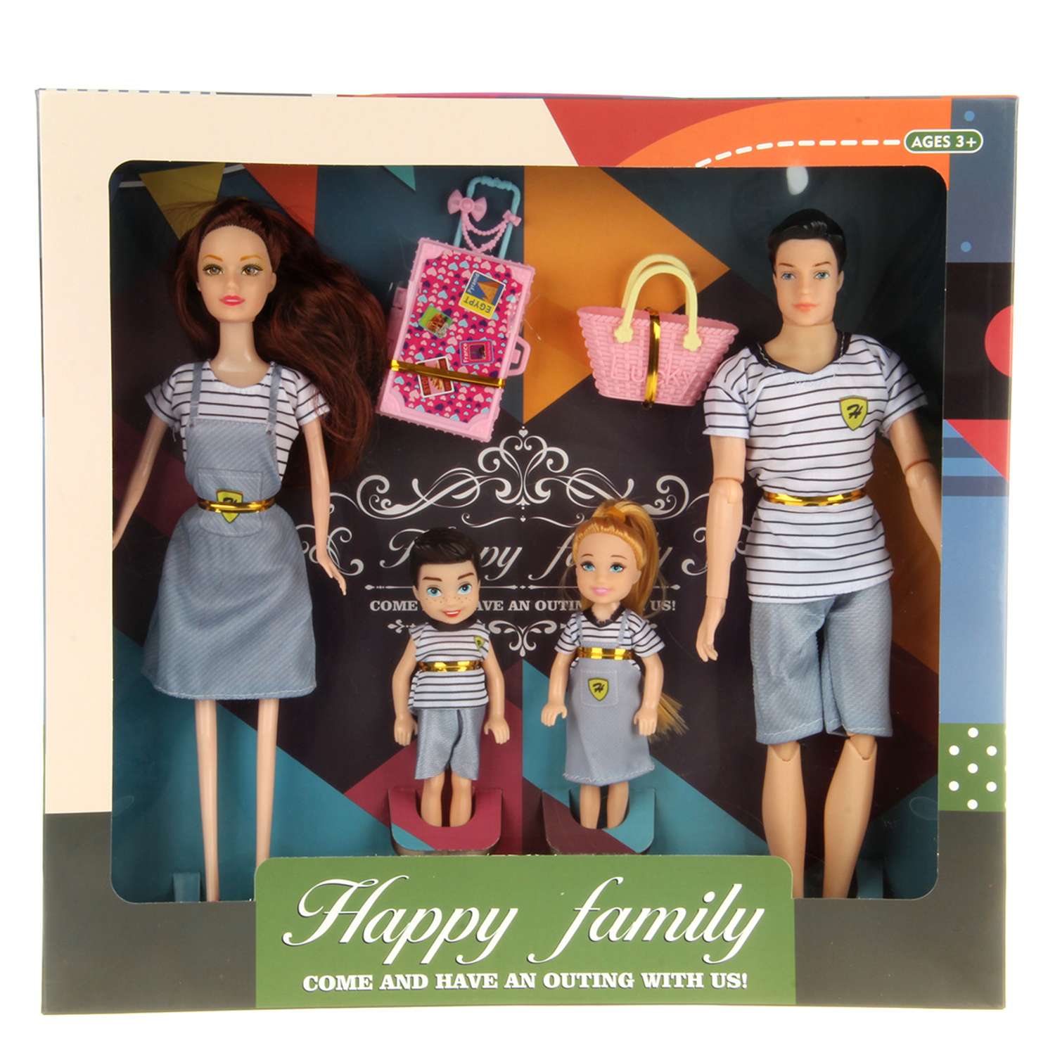 Кукла модель Барби Veld Co семья 119751 - фото 8