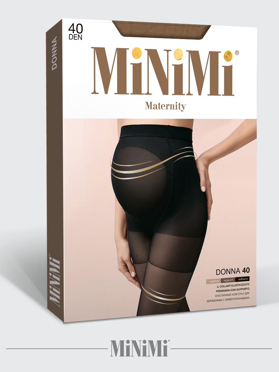 Колготки для беременных MiNiMi Mini DONNA 40 Caramello - фото 10