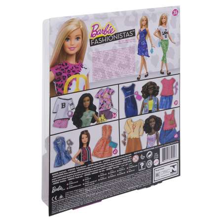 Кукла Barbie в синей юбке DTD98