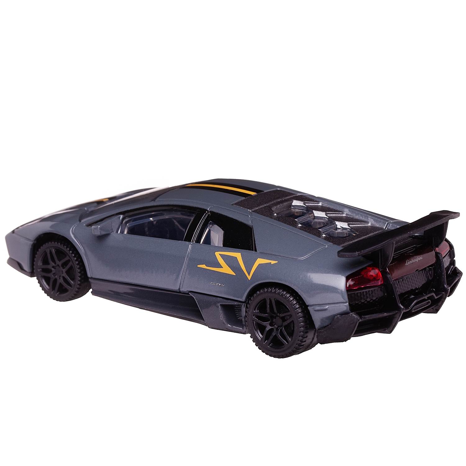 Автомобиль Rastar Lamborghini 1:43 без механизмов серый 39501GR - фото 6