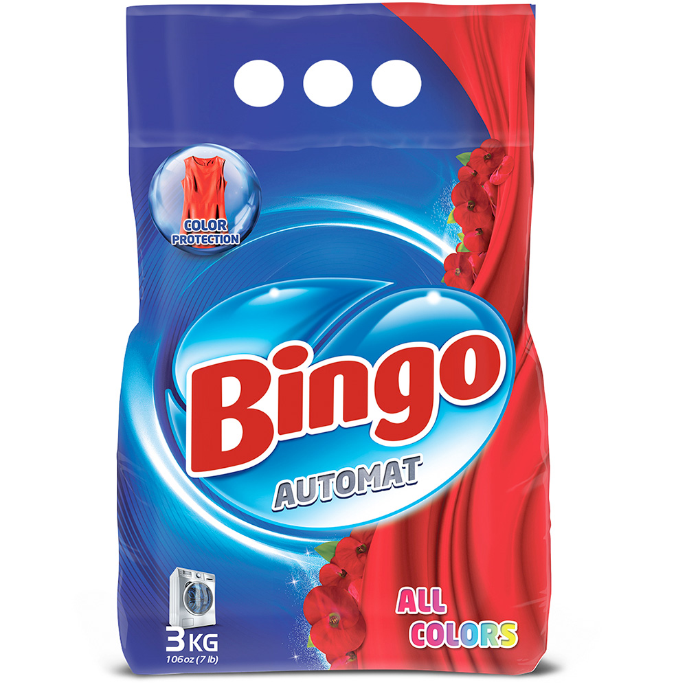 Bingo Стиральный порошок Автомат All Colors 3 кг