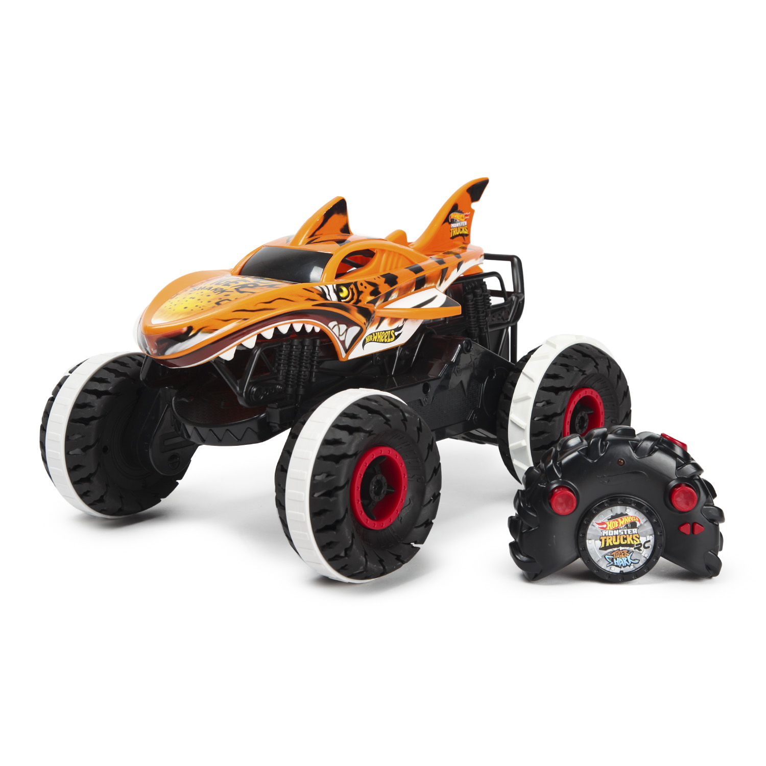 Машина Hot Wheels РУ 1:15 Monster Trucks Tiger Shark USB купить по цене  6999 ₽ в интернет-магазине Детский мир