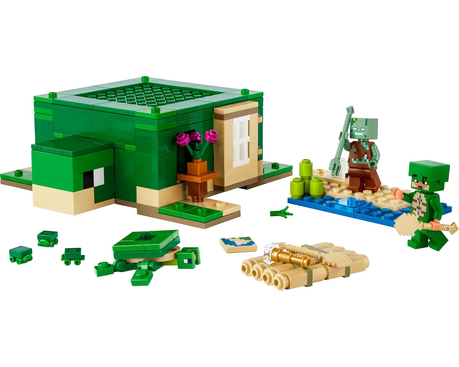 Конструктор LEGO Minecraft 21254 Домик на Черепашьем пляже