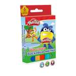 Мелки восковые Kinderline 6цв.Play-Doh