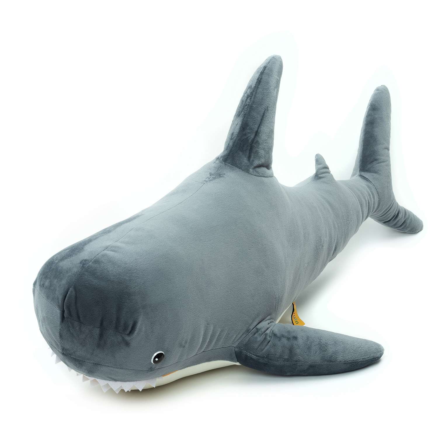 Игрушка мягконабивная Tallula Акула 95 см серая - фото 1