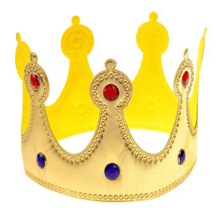 Корона Страна карнавалия Королева золотая со стразами Страна карнавалия