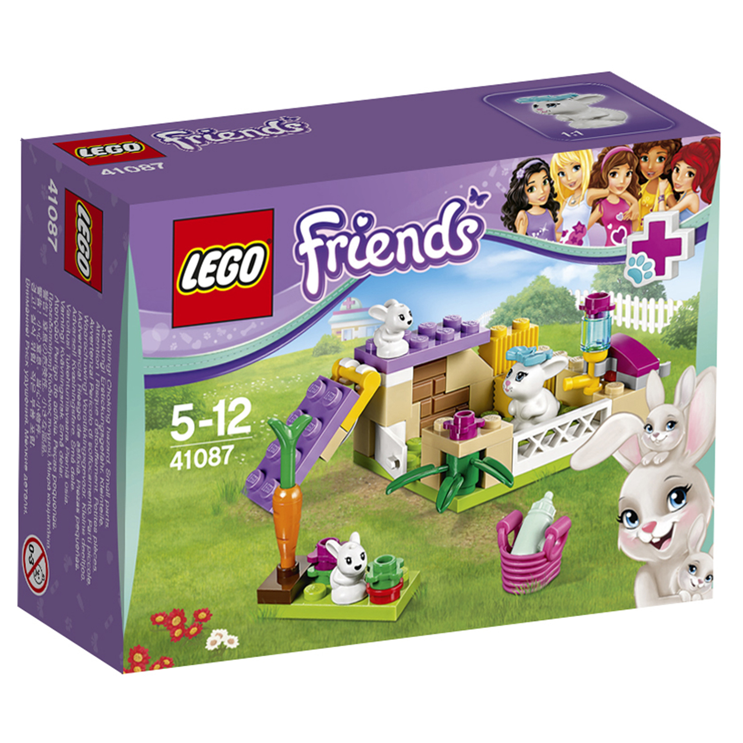 Конструктор LEGO Friends Зайчата (41087) купить по цене 399 ₽ в  интернет-магазине Детский мир