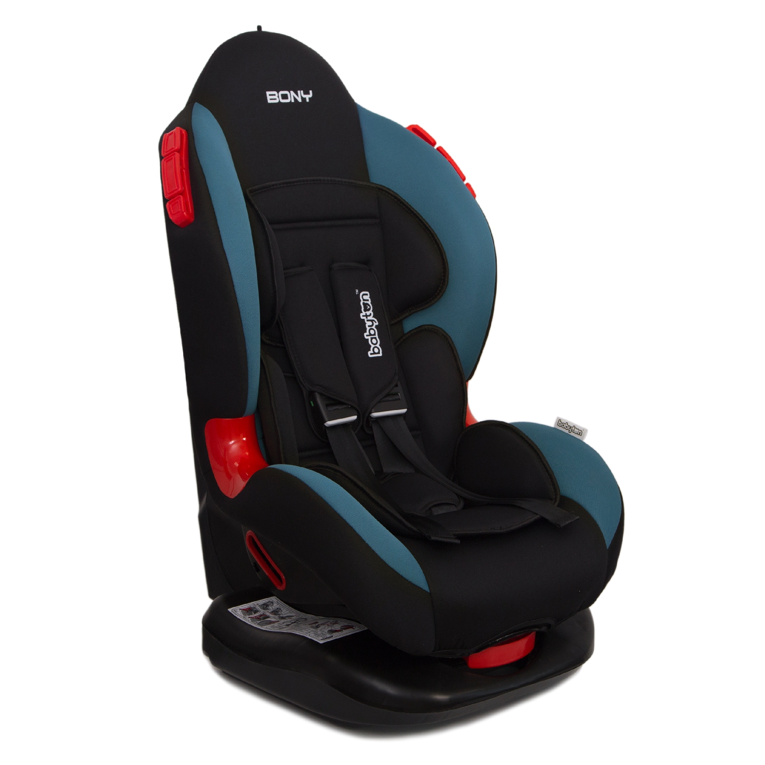 Автокресло Babyton Bony Black-Aqua - фото 12