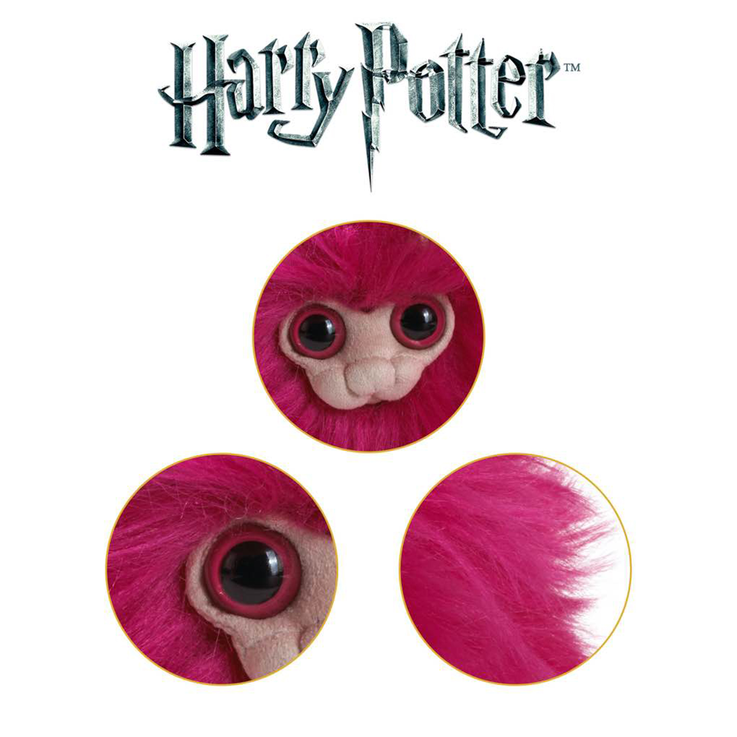 Мягкая игрушка Harry Potter Карликовый пушистик розовый 15 см - фото 7