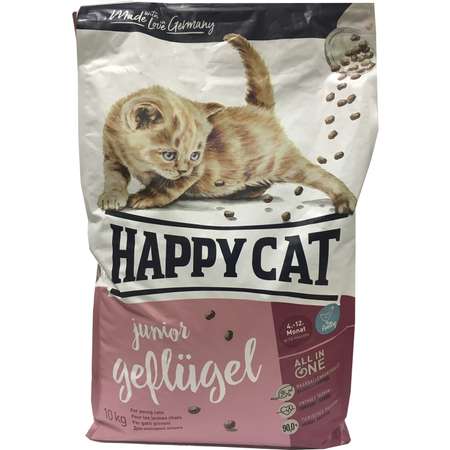 Корм сухой для котят Happy Cat Supreme 10кг птица