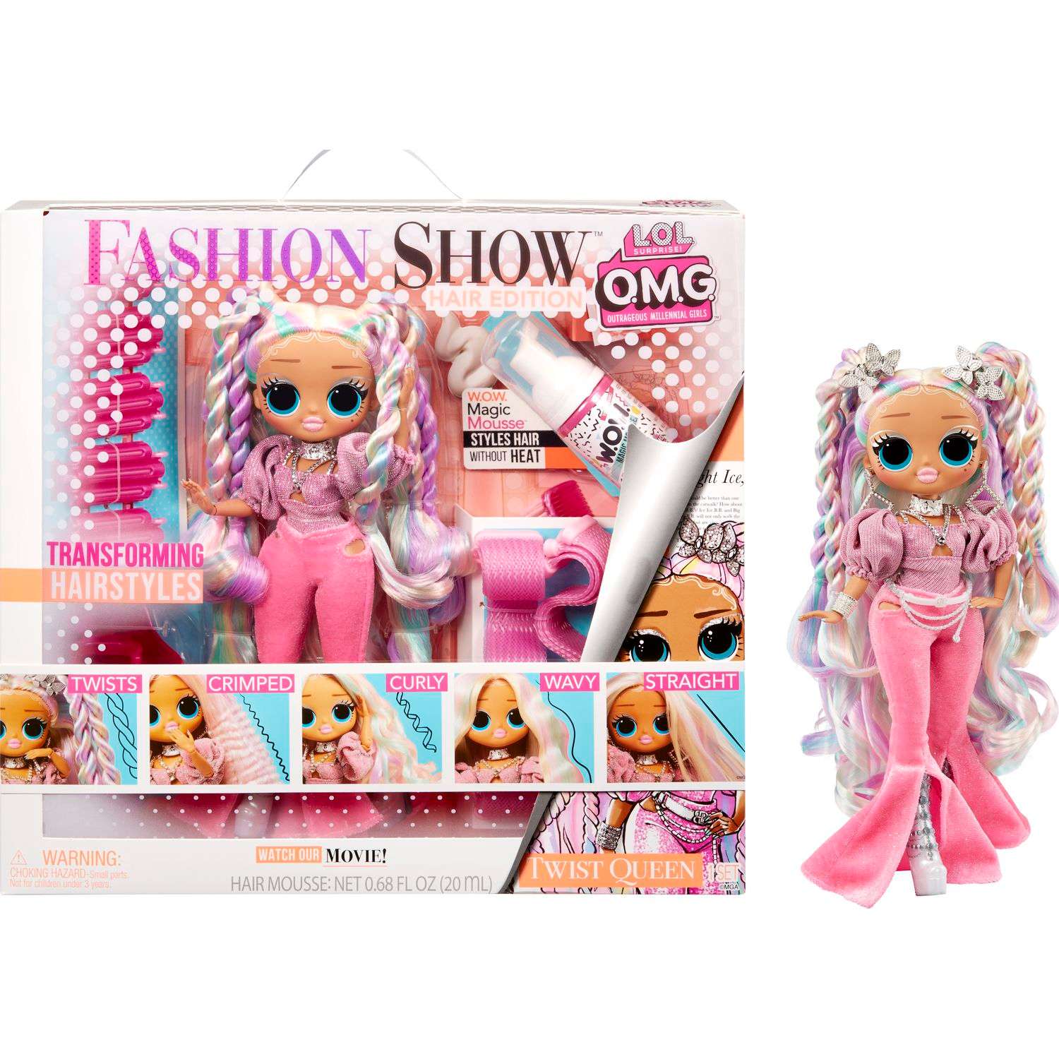 Кукла L.O.L. Surprise OMG Fashion Show Twist Queen 584292EUC - фото 2