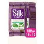 Влажные салфетки Ola! Silk Sense универсальные аромат Белый чай и Мята 15x12 уп.180