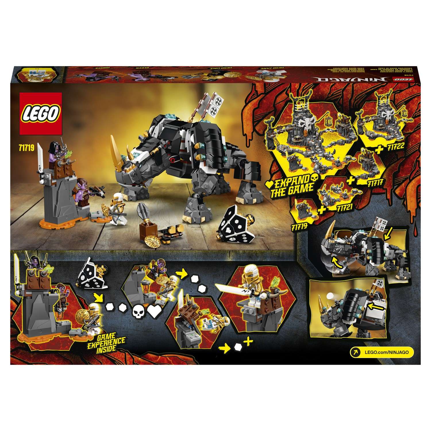 Конструктор LEGO Ninjago Бронированный носорог Зейна 71719 - фото 3