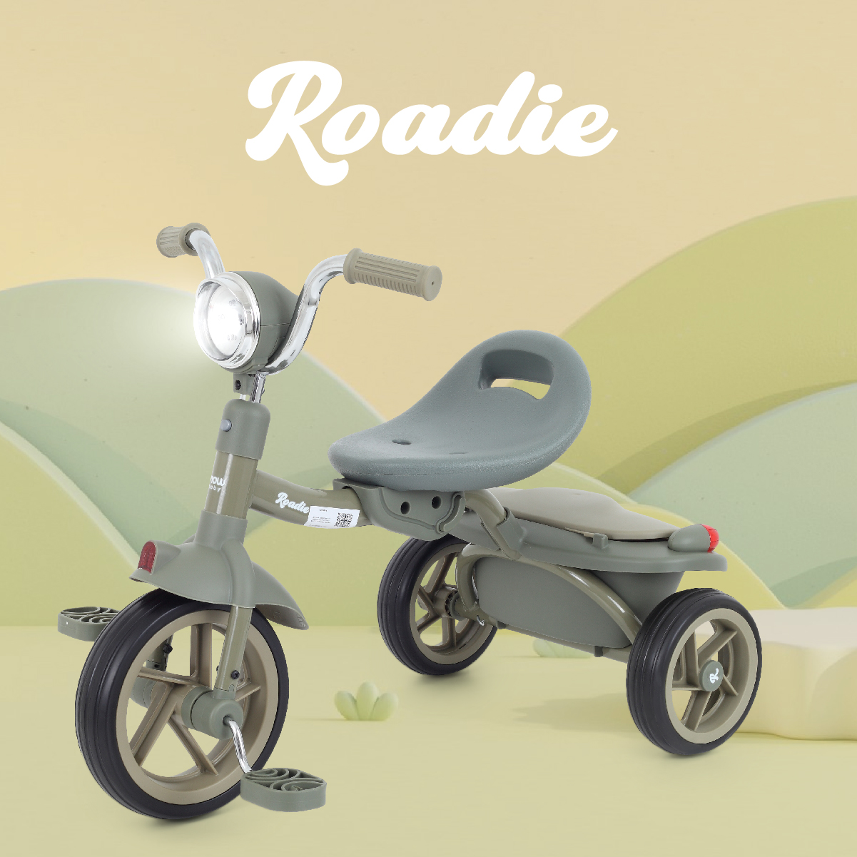 Детский трехколесный велосипед MOWbaby MOWBaby MC054 "ROADIE" - фото 1