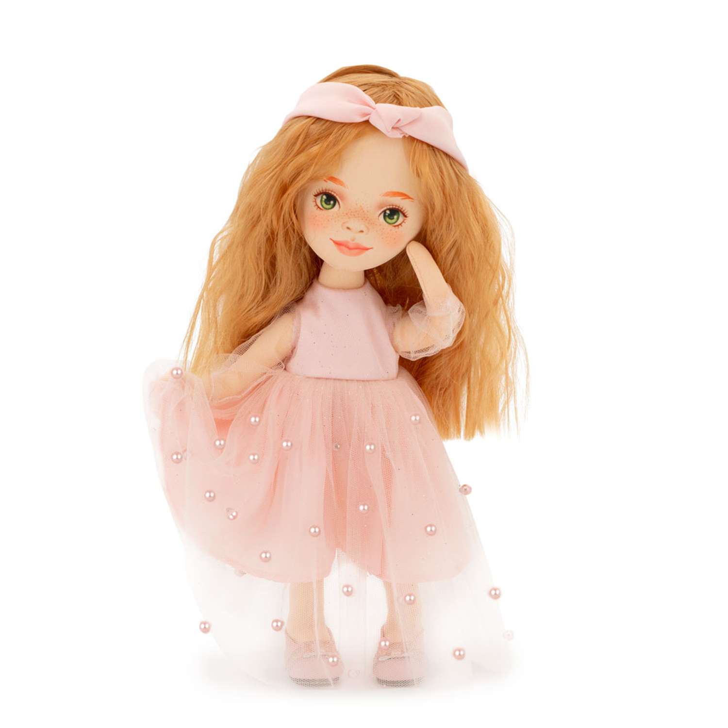 Кукла Orange Toys Sweet Sisters Sunny в светло-розовом платье 32 см Серия Вечерний шик SS02-02 - фото 1