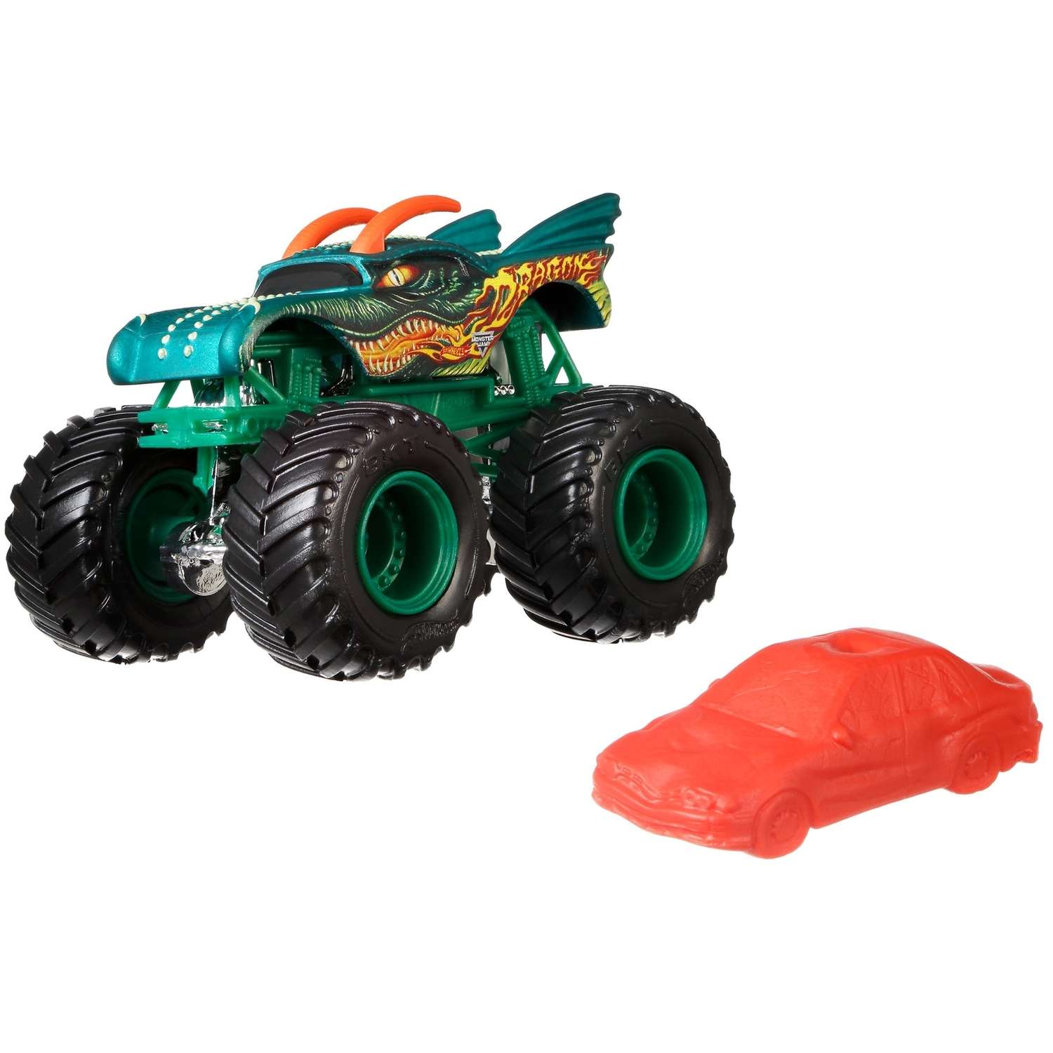 Машина Hot Wheels Monster Jam 1:64 Дракон FLW97 21572 - фото 1