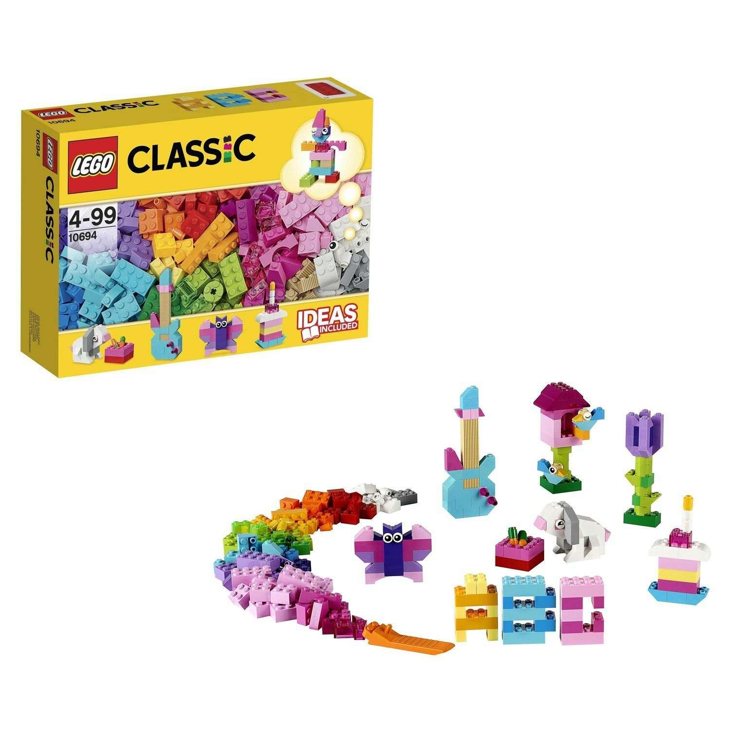 Конструктор LEGO Classic Дополнение к набору для творчества – пастельные цвета (10694) - фото 1