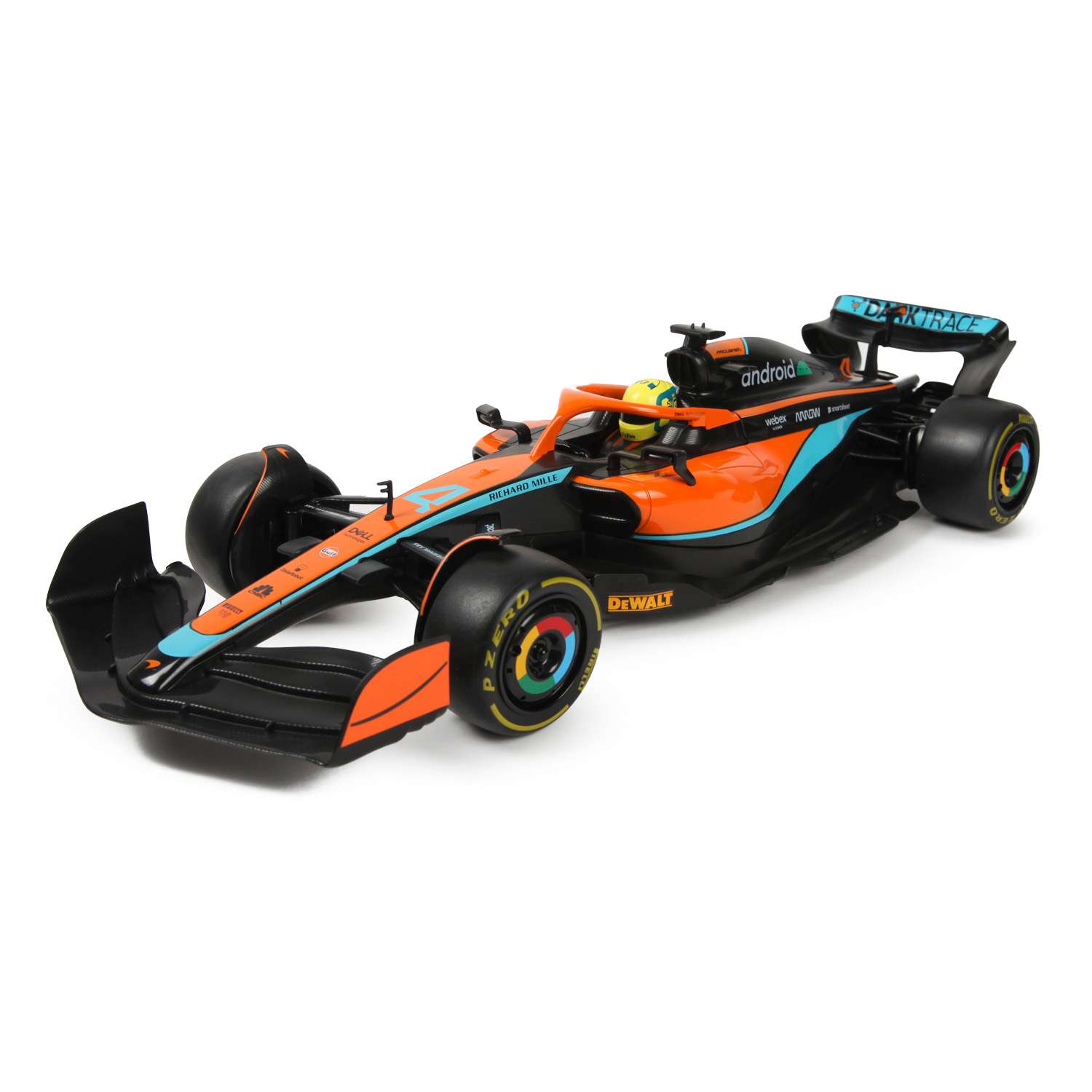 Машина Rastar РУ 1:12 McLaren F1 MCL36 Оранжевая 99800 - фото 2
