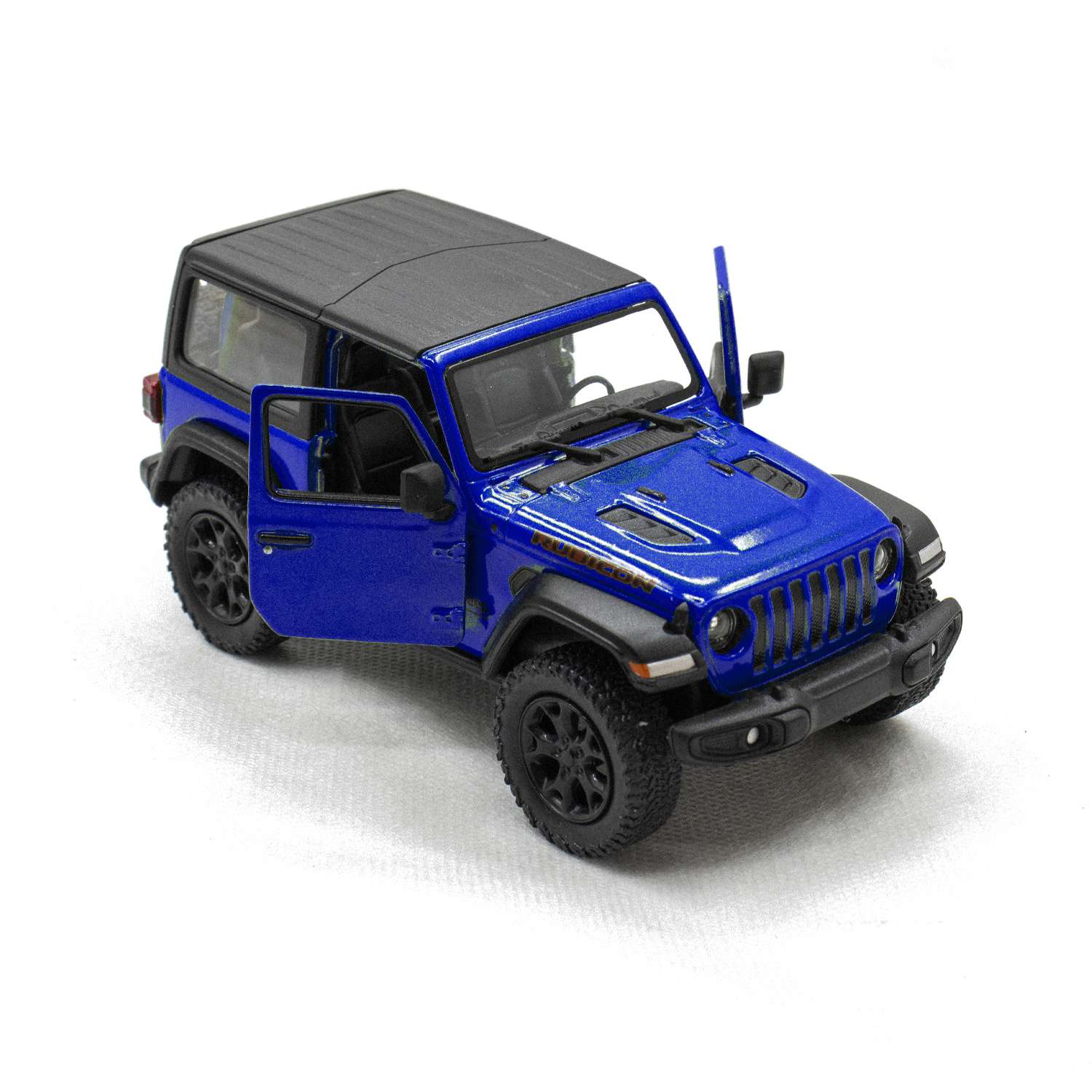 Модель автомобиля KINSMART Вранглер синий АМ008 - фото 2
