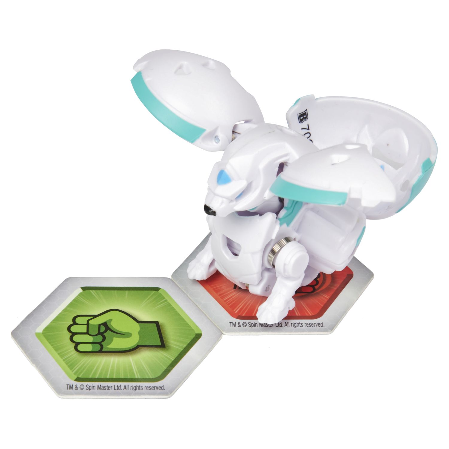 Фигурка-трансформер Bakugan S3 Carbuncle White 6061459/20129963 - фото 3