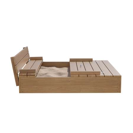 Песочница деревянная Baby-bord 120х118 см