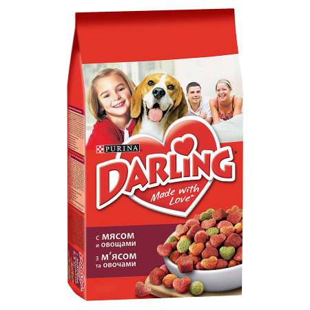 Корм для собак Darling с мясом и овощами 10кг