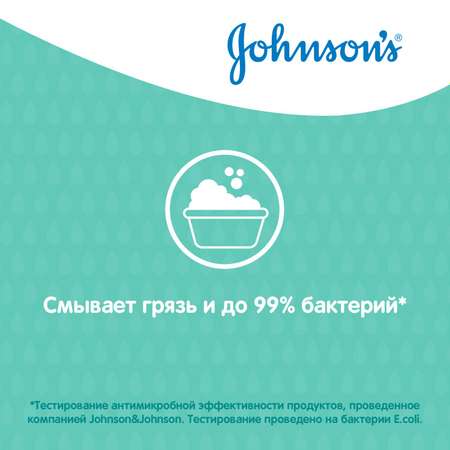 Гель для мытья и купания Johnson's мягкий детский 300мл