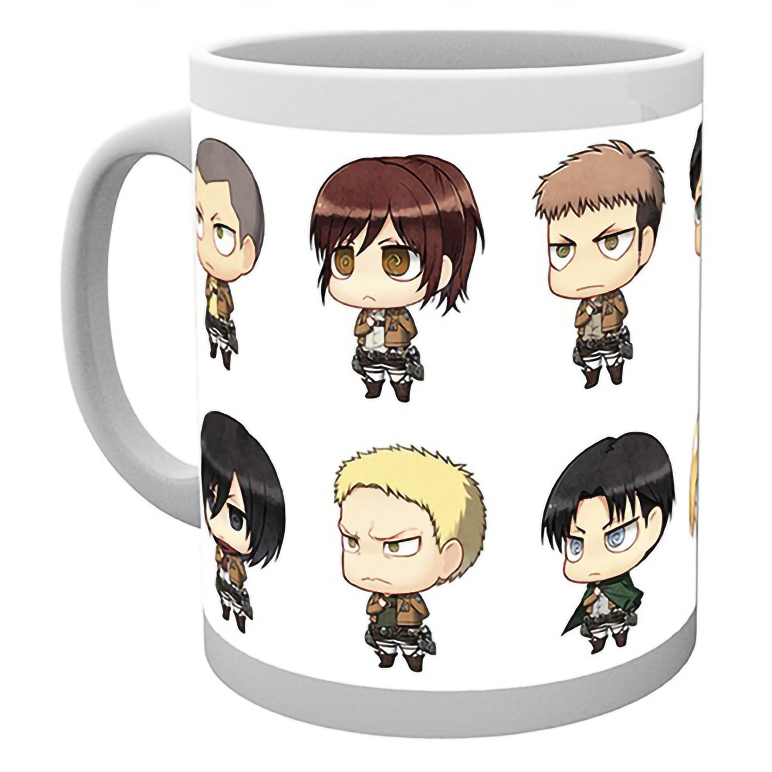 Кружка ABYStyle Gb Eye Attack on Titan Mug 320 ml All Chimis subli box x2 MG0532 - фото 1