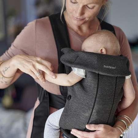 Рюкзак для новорожденных BabyBjorn Mini Cotton Jersey 0210.76