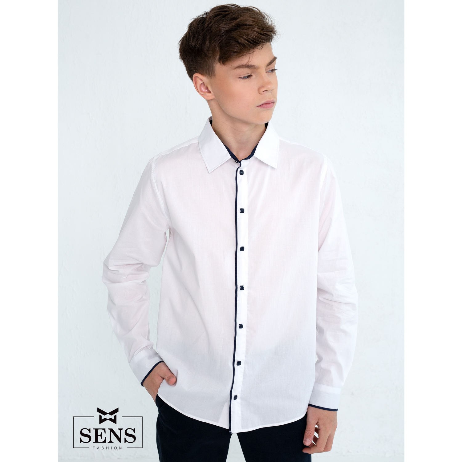 Рубашка Sens Fashion РМК/белый - фото 6